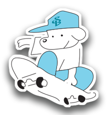 DOG style sticker SB